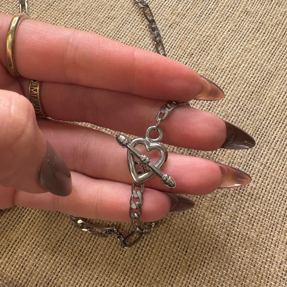 Brandy Melville Silver Geometric Necklace
